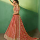 Rajwada Women Embroidered Semi Stitched Lehenga With Unstitched Blouse