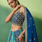 Rajwada Women Embroidered Semi Stitched Lehenga With Unstitched Blouse