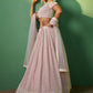 Rajwada Women Embroidered Semi Stitched Lehenga With Unstitched Blouse