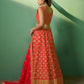 Rajwada Women Embroidered Semi Stitched Lehenga With Unstitched Blouse