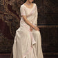 Rajwada Off white Embellished Georgette Saree With unstitched Blouse For Women