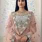 Rajwada Women Grey Designer Semi Stitched Lehenga With Unstitched Blouse