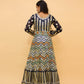 Rajwada Navy Blue Embroidered Georgette Stitched Lehenga With Blouse For Women