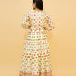 Rajwada Off White Embroidered Chinon Stitched Lehenga With Blouse For Women