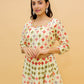Rajwada Off White Embroidered Chinon Stitched Lehenga With Blouse For Women