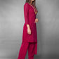 Rajwada Women Fancy Pink Semi Stitched Kurta Set