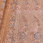 Rajwada Orange Net Embellished Semi Stitched Lehenga With Unstitched Blouse For Women