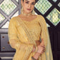 Rajwada Women Beige Classic Semi Stitched Lehenga With Unstitched Blouse
