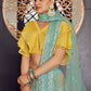Rajwada Women Sea Green Stunning Semi Stitched Lehenga With  Unstitched Blouse