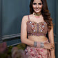 Rajwada Multicolor Organza Printed Stitched Lehenga With Blouse For Women