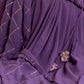 Rajwada Dusty Purple Georgette Sequins Embroidered Stitched Gown For Women