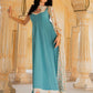 Rajwada Sky Blue Georgette Sequins Embroidered Stitched Gown For Women