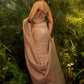 Rajwada Peach Silk Blend Solid Saree For Women