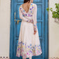 Rajwada Off White Georgette Solid Stitched Anarkali Kurta Set For Women