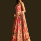 Rajwada Multicolor Georgette Semi Stiched Lehanga For Women