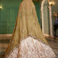 Rajwada Ivory Silk Blend Embellished Lehenga For Women