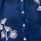 Rajwada Blue Silk Blend Embroidered Top For Women