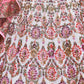 Rajwada Off White Georgette Embroidered Semi-Stitched Lehenga With Unstitched Blouse For Women