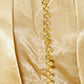 Rajwada Gold Silk Blend Lace Work Top For Women