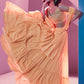 Rajwada Orange Georgette Embellished Semi Stitched Lehenga With Unstitched Blouse For Women