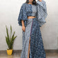 Rajwada Blue Cotton Printed Stitched Co Ord Set For Women