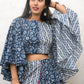 Rajwada Blue Cotton Printed Stitched Co Ord Set For Women