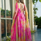 Rajwada Women Multi Color Organza Printed Stitched Gown
