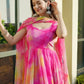 Rajwada Women Multi Color Organza Printed Stitched Gown