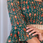 Rajwada Green Georgette Co-Ord Set With Shrug For Women