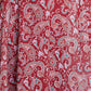 Maroon Faux Georgette Printed Stitched Kurta Set