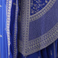 Rajwada Blue Georgette Sequins Embroidered Stitched Kurta Set For Women