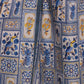 Rajwada Navy Blue Linen Printed Stitched Co-Ord Set For Women