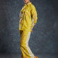 Rajwada Yellow Linen Printed Stitched Co-Ord Set For Women
