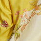 Rajwada Yellow Linen Printed Stitched Co-Ord Set For Women