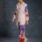 Rajwada Light Pink Linen Printed Stitched Co-Ord Set For Women