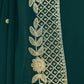 Rajwada Green Georgette Embroidery Stitched Anarkali With Dupatta For Women