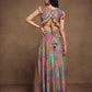 Rajwada Multicolor Cotton Printed  Stitched Indo Western Co ord Set For Women