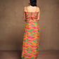 Rajwada Multicolor Silk Blend Printed  Stitched Indo Western Co ord Set For Women