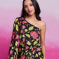 Rajwada Multicolor Silk Blend Printed Stitched Jumpsuit For Women