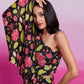 Rajwada Multicolor Silk Blend Printed Stitched Jumpsuit For Women