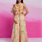 Rajwada Multicolor Organza Printed Stitched Co-Ord Set For Women