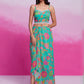 Rajwada Teal Georgette Printed Stitched Co-Ord Set For Women