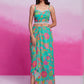 Rajwada Teal Georgette Printed Stitched Co-Ord Set For Women