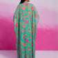 Rajwada Teal Georgette Printed Stitched Co-Ord Set For Women