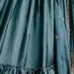 Rajwada Teal Blue Silk Blend Embroidered Gown For Women