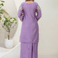 Rajwada Lavender Georgette Embroidered Kurta Set For Women