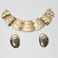 Rajwada Golden Alloy Metallic Design Jewellery Set For Women