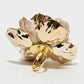 Rajwada Golden Alloy Embellished Ring For Women
