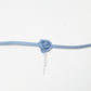 Rajwada Blue Denim Pearl Neckpiece For Women