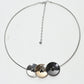 Rajwada Grey Alloy Metallic Design Neckpiece For Women